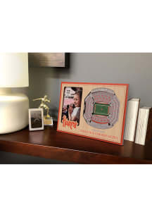 Nebraska Cornhuskers Stadium View 4x6 Picture Frame - Brown