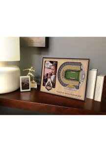 Purdue Boilermakers Stadium View 4x6 Picture Frame - Brown