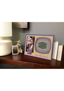 New York Giants Stadium View 4x6 Picture Frame - Brown