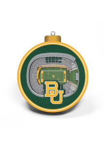 Baylor Bears 3D Stadium View Ornament - Green