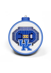 Kentucky Wildcats 3D Stadium View Ornament - White