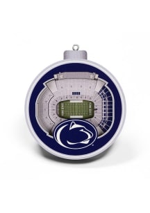 Penn State Nittany Lions 3D Stadium View Ornament - Blue