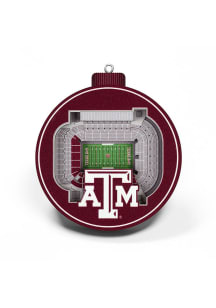 Texas A&M Aggies 3D Stadium View Ornament - Red