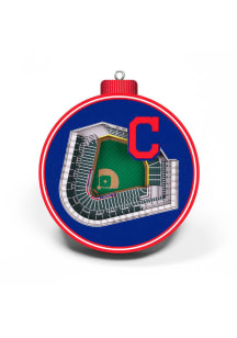 Cleveland Guardians 3D Stadium View Ornament - Blue