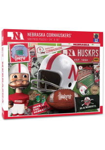 Nebraska Cornhuskers 500 Piece Retro Puzzle