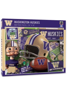 Washington Huskies 500 Piece Retro Puzzle