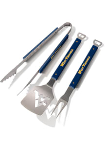 West Virginia Mountaineers Spirit 3 Piece BBQ BBQ Tool Set
