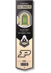 Purdue Boilermakers Ross Ade Stadium 8x32 inch 3D Sign - Black