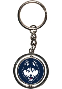 UConn Huskies Spinner Classic Keychain - Navy Blue