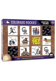Colorado Rockies Memory Match Game