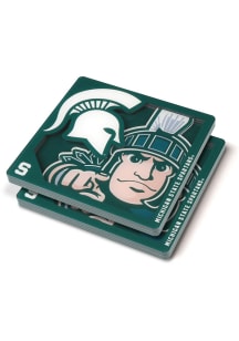 Michigan State Spartans 3D Coaster - Green