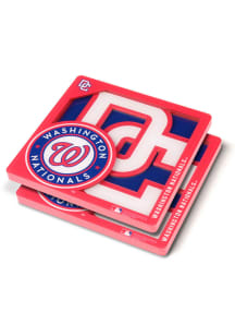 Washington Nationals 3D Coaster - Red
