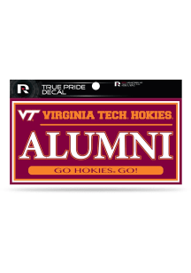 Virginia Tech Hokies True Pride Auto Decal - Orange