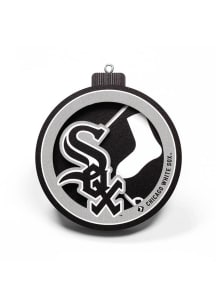 Chicago White Sox 3D Logo Series Ornament - Black