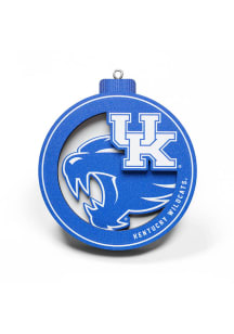 Kentucky Wildcats 3D Logo Series Ornament - Blue