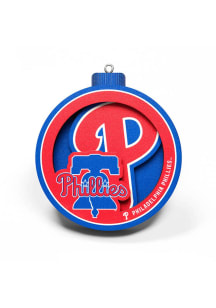 Philadelphia Phillies 3D Logo Series Ornament - Red
