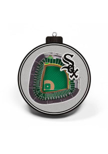 Chicago White Sox 3D Stadium View Ornament - Black
