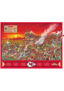 Kansas City Chiefs Wooden Joe Journeyman Puzzle