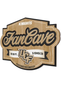UCF Knights Fan Cave Sign - Black