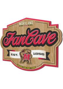 Maryland Terrapins Fan Cave Sign - Red