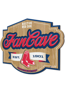 Boston Red Sox Fan Cave Sign - Red