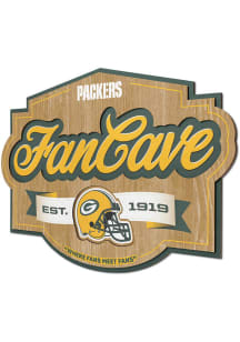 Green Bay Packers Fan Cave Sign - Green
