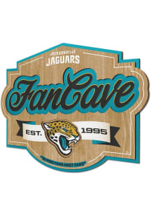 Jacksonville Jaguars Fan Cave Sign - Teal