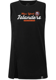 Levelwear New York Islanders Womens Black Influx Monument Tank Top
