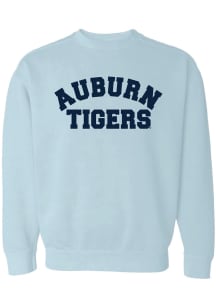 Summit Sportswear Auburn Tigers Womens Light Blue Tigers Crew Sweatshirt