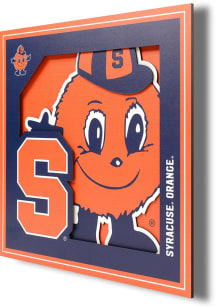 Syracuse Orange 12x12 3D Logo Sign - Orange
