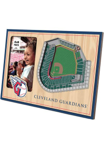 Cleveland Guardians Stadium View 4x6 Picture Frame - Black