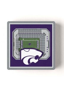 K-State Wildcats 3D Stadium View Magnet