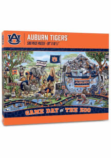 Auburn Tigers Game Day at the Zoo Puzzle