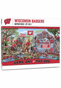 Wisconsin Badgers Game Day at the Zoo Puzzle