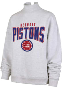 47 Detroit Pistons Womens Grey Mock Arch Crew Sweatshirt