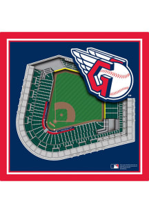 Cleveland Guardians 3D Stadium Coaster - Red