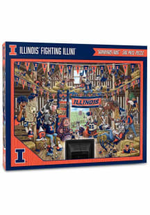 Illinois Fighting Illini Barnyard Fans Puzzle