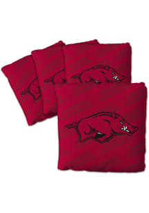 Arkansas Razorbacks 4 pack Corn Hole Bags