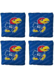 Kansas Jayhawks 4 pack Corn Hole Bags