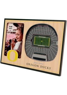 Oregon Ducks Stadium View 4x6 Design Picture Frame - Green
