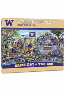 Washington Huskies Game Day at the Zoo Puzzle