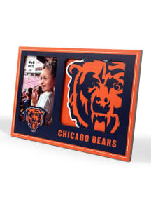 Chicago Bears 3D Logo Picture Frame - Navy Blue