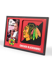 Chicago Blackhawks 3D Logo Picture Frame - Black