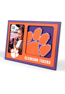 Clemson Tigers 3D Logo Picture Frame - Orange