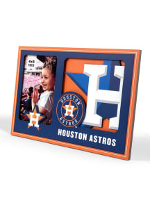 Houston Astros 3D Logo Picture Frame - Navy Blue