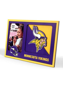 Minnesota Vikings 3D Logo Picture Frame - Purple