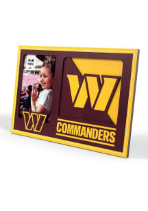 Washington Commanders 3D Logo Picture Frame - Burgundy