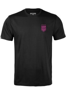 Levelwear USWNT Black Richmond Sugar Skull Short Sleeve T Shirt