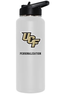 UCF Knights Personalized 34oz Quencher Stainless Steel Bottle - White