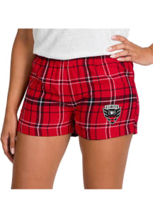 Concepts Sport DC United Womens Black Ultimate Flannel Shorts